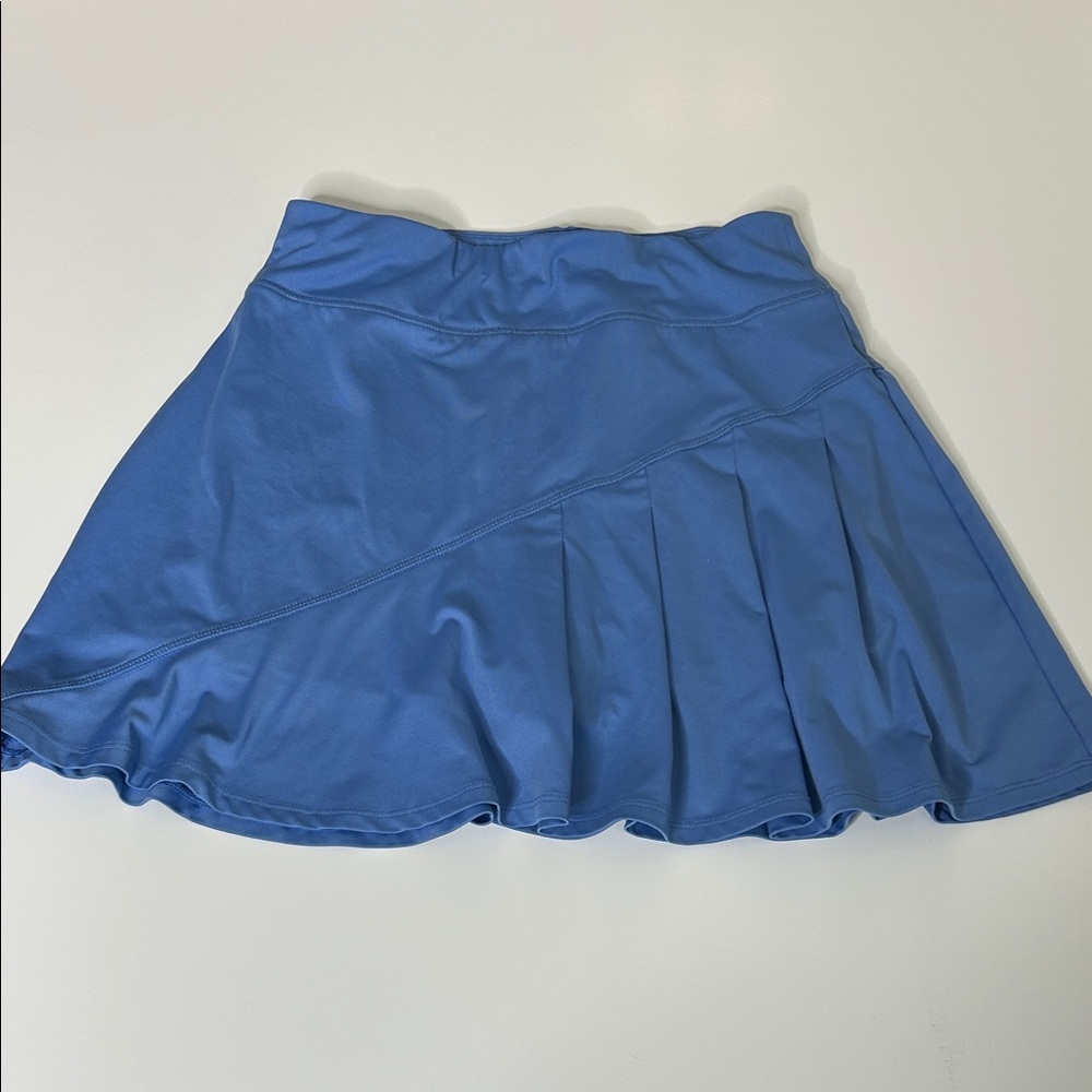 Chic Blue Skater Skirt